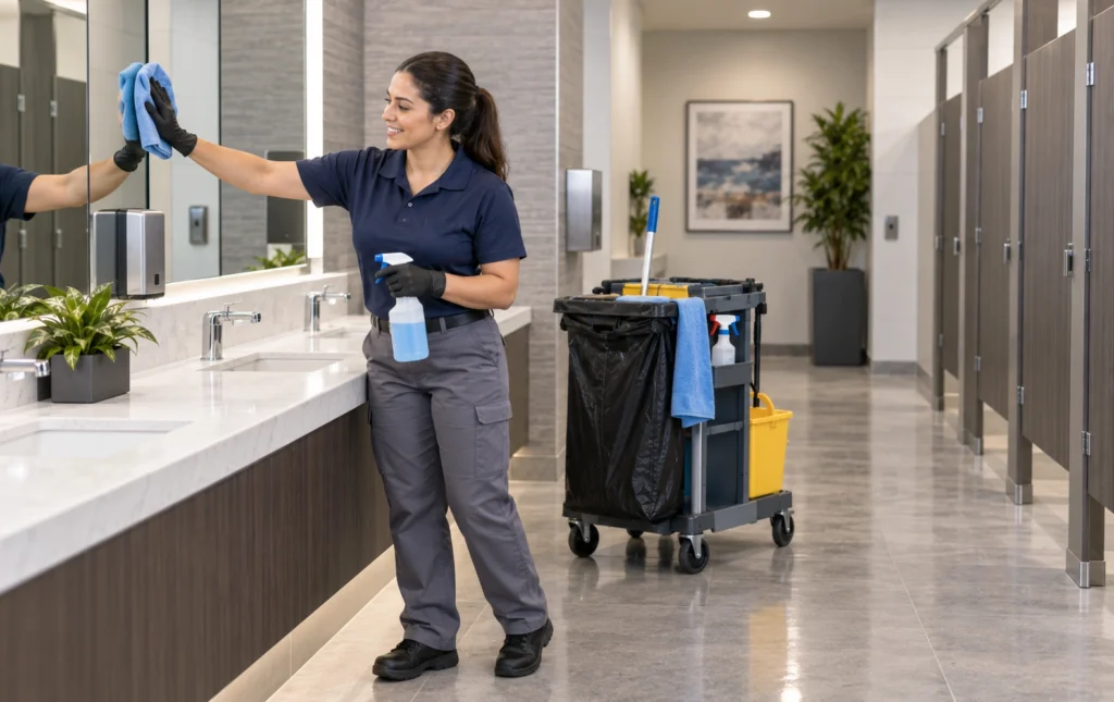 Restroom Cleaning Picture