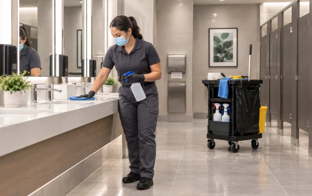 Retail Store Restroom Cleaning Services